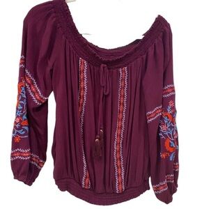 Xhilaration Women’s Peasant Blouse